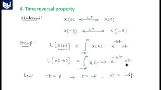 Thumbnail: Laplace transform properties | Time scaling & Reversal | Part-2/5 | Signals and Systems | Lec -66