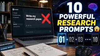Thumbnail: 10 ChatGPT Prompts Every Research Student Needs in 2026  | Thesis & Research Prompts  