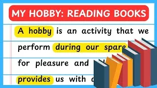Thumbnail: My Hobby Is Reading Books Essay In English | Paragraph On My Hobby Reading Books | My Hobby Essay