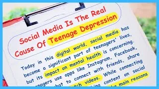 Thumbnail: Social Media Is The Real Cause Of Teenage Depression Essay | Impact of social media essay