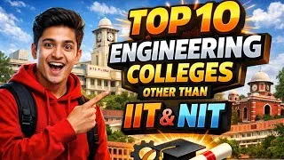 Thumbnail: No IIT? No NIT? Don't Worry! Top 10 High Placement Colleges in 2026 / Top 10 Engineering colleges