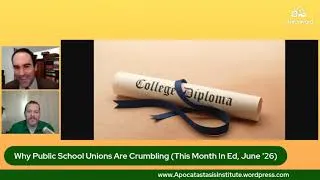 Thumbnail: Why Public Unions are Crumbling -Coercion Hurts All - June 2026 John Coleman & David James Rodriguez