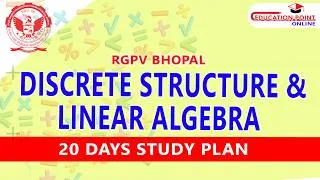 Thumbnail: RGPV Discrete Structure & Linear Algebra - 20 Days Study Plan