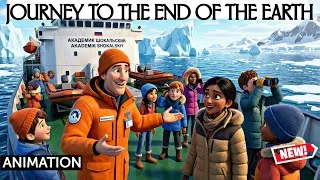 Thumbnail: Journey To The End Of The Earth Class 12 | Animation | Full Explanation (हिन्दी में)
