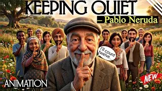 Thumbnail: Keeping Quiet Class 12 | Animation Video | Full Explanation (हिन्दी में)