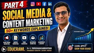 Thumbnail: The Ultimate Digital Marketing Dictionary – Part 4 | Social Media & Content Marketing | 30+ Keywords