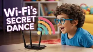 Thumbnail: How Does Wi-Fi Actually Work? Simple Explanation for Kids #wifi #technology #stem