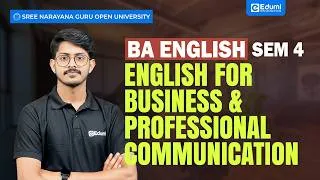 Thumbnail: SGOU | BA English | English for Business and Professional Communication | Sem 4
