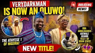 Thumbnail: Verydarkblackman An Oluwo The Atayese 1 Of Nigeria, Ratel President Making The Ratel Movement Proud
