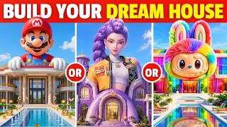 Thumbnail: Would You Rather - Create Your Magical Dream Mansion! ✨🏰🦄