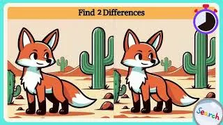 Thumbnail: Spot The Difference: A New Challenge Every Day! Activate Your Brain Now!– Fox Edition 🦊