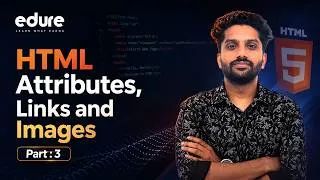 Thumbnail: HTML Attributes, Links & Images Explained in Malayalam | Web Development 2026 | Part : 3