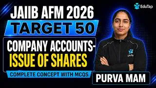 Thumbnail: JAIIB AFM 2026 Online Free Classes | Company Accounts- Issue of Shares | JAIIB Nov 2026