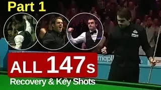 Thumbnail: Ronnie O'Sullivan's Maximums | Key Shots & Highlights | All 147s Part 1 || Snooker Guru