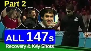 Thumbnail: Ronnie O'Sullivan's Maximums | Key Shots & Highlights | All 147s Part 2 || Snooker Guru