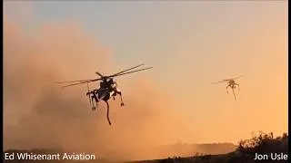 Thumbnail: Summit Fire "RAW FOOTAGE" - Fire Fighting Helicopters Using California Aqueduct Water to Fight Fire