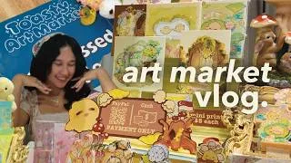 Thumbnail: artist overseas 🌼🌷 Toasty Art Market | days in Brisbane  ೃ࿔*:･