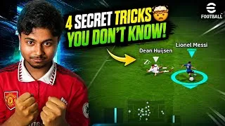 Thumbnail: 4 SECRET Tricks You Didn't Know in eFootball 2027 😱 | Hidden Commands