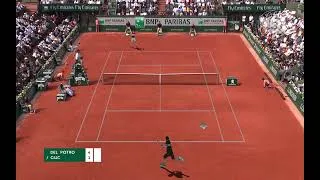 Thumbnail: Tennis Elbow 2013 | Del Potro-Cilic | 2018 Roland Garros QF | (Steam Deck 720p60)