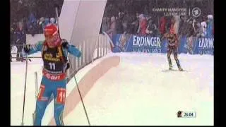 Thumbnail: Biathlon Massenstart der Damen in Khanty-Mansiysk 2013
