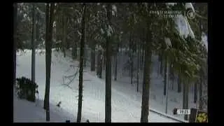 Thumbnail: Biathlon Massenstart der Männer in Khanty-Mansiysk 2013