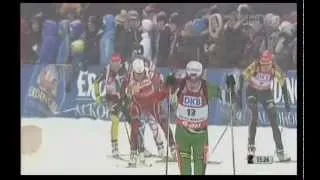 Thumbnail: Biathlon Verfolgung der Damen in Khanty-Mansiysk 2013