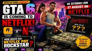 Thumbnail: How Much Did Netflix Pay Rockstar for GTA 6? The Shocking Deal Revealed! #gta6 #gaming #netflix #gta