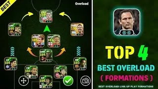 Thumbnail: Top 4 Best Overload Formations In eFootball 2027 🤩💥 Frank Lampard Best Link-Up Play Formation🥶