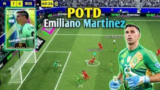 Thumbnail: POTD Argentina Goalkeeper Emiliano Martínez 102 Rated GK Review - efootball 2026 Mobile