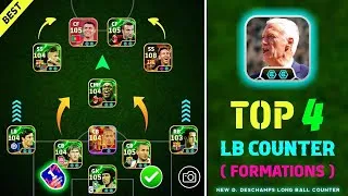 Thumbnail: 🔥 Best Long Ball Counter Formations for D. Deschamps Manager | eFootball 2026