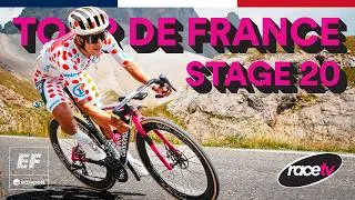 Thumbnail: KING RICHIE - Richard Carapaz wins Tour de France  Stage 20 | RaceTV from EF Pro Cycling