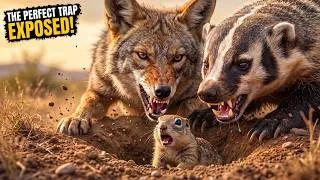 Thumbnail: Coyote and Badger vs Ground Squirrel — The Perfect Trap