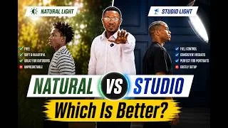 Thumbnail: Natural vs Studio Photography | Advantages, Disadvantages & Best Uses #photography #lecture #youtube