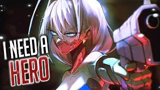 Thumbnail: Nightcore - Hero (But it hits hard) (Lyrics)
