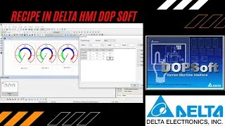 Thumbnail: RECIPE IN DELTA HMI | DELTA DOP SOFT RECIPE CONTROL | MOTOR SPEED CONTROL USING RECIPE APPLICATION