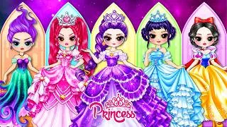 Thumbnail: What If Huntrix Met Disney Princesses? Princess Glow Up! | DIY Fashion Paper Dolls
