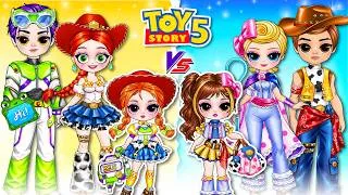 Thumbnail: What If Huntrix & Saja Boys Became the Toy Story Family? | DIY Fashion Paper Dolls