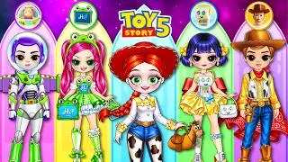 Thumbnail: Huntrix & Saja Boys Transform into Toy Story 5 Characters! | DIY Fashion Paper Dolls