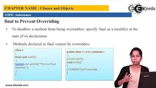 Thumbnail: Java Programming: Mastering Final Classes, Methods, and Variables - Inheritance in Java Programming