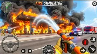 Thumbnail: FireFighter Truck Rescue Simulator 3D - 911 US Emergency Fire Truck Driving Android GamePlay