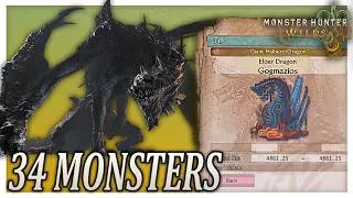 Thumbnail: All Monsters + Roars [MH Wilds - Final Version] Monster Hunter Wilds 4K Showcase