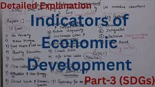 Thumbnail: SDGs | Indicators of Economic Development | #ugcnet #ugcnetexam #htet