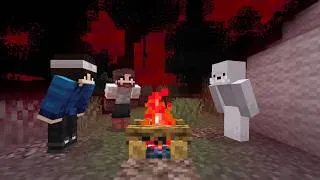 Thumbnail: I Forced YouTubers to Play Awful Minecraft Horror Maps with Me
