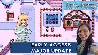 Thumbnail: Fields of Mistria - Farm Sim with retro graphics has big updates in early access!