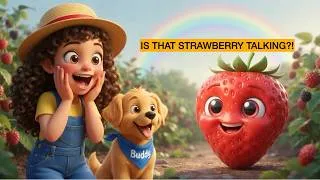 Thumbnail: 🌈 Rainbow Adventure! Explore Magical Fruit Worlds with Ela, Buddy & Lumi 🍓🍌🍉🍇
