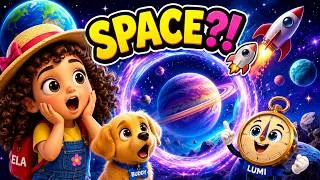 Thumbnail: 🚀 Ela & Buddy Found a SECRET Portal in Space! 😱🪐