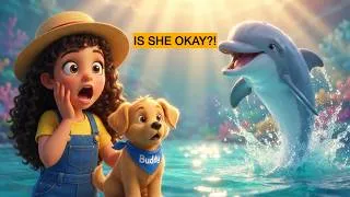 Thumbnail: 🐬 A DOLPHIN Appeared?! Ela & Buddy's Underwater Adventure!