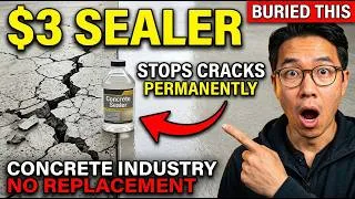 Thumbnail: $3 Sealer STOPS Concrete Cracks. PERMANENTLY. No Replacement. CONCRETE INDUSTRY BURIED THIS.