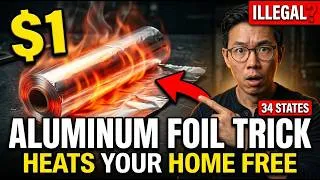 Thumbnail: This $1 Aluminum Foil Trick Heats Your Home FREE. Why Is It Illegal in 34 States?
