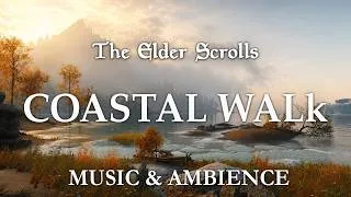Thumbnail: Coastal Walk in Skyrim | Calming Skyrim Music & Fall Ambience | 3 Hours